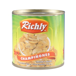 Richly Hongos en Rebanadas 184g
