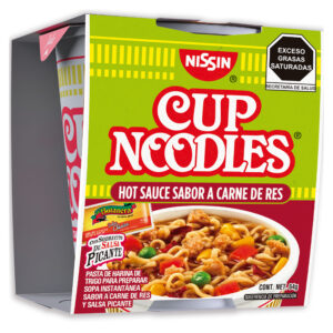 Nissin Cup Noodles Carne de Res Picante 64g