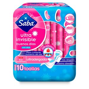 Saba Ultra Invisible Ultra Delgada 10 Unidades